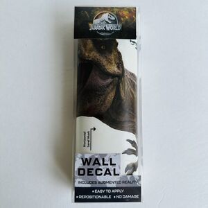 Universal Studios Jurassic World Wall Decal Dinosaur 20 x 14" FREE APP Reality